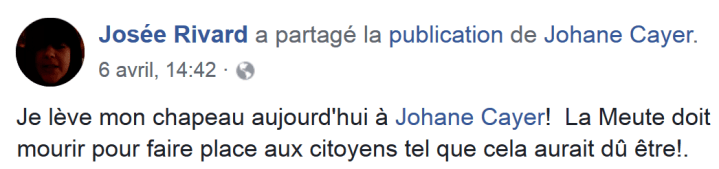 z7c Josée Rivard La Meute doit mourir