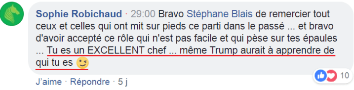 z5 sophie robichaud appuie Blais