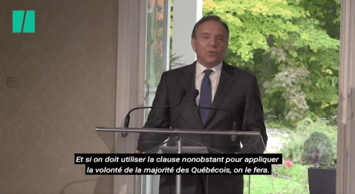 legault non-obstant