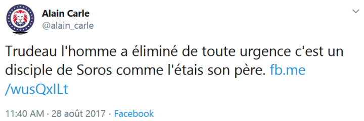 trudeau à éliminer+